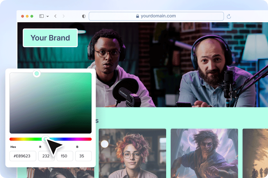 Use-Your-Brand-Logo’s-&-Colors